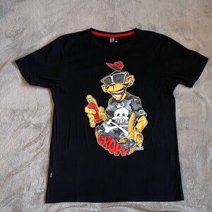 CROPP Graphic T-Shirt with Cartoon Design